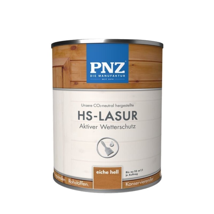 HS-Lasur: ebenholz - 2,5 Liter